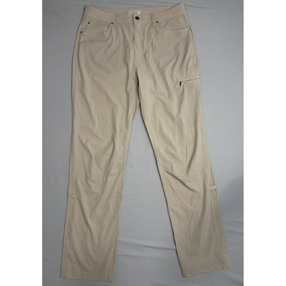 Martha Stewart Women's Garden Cargo Pants Size 10 Full Length NWT Tan Stretch